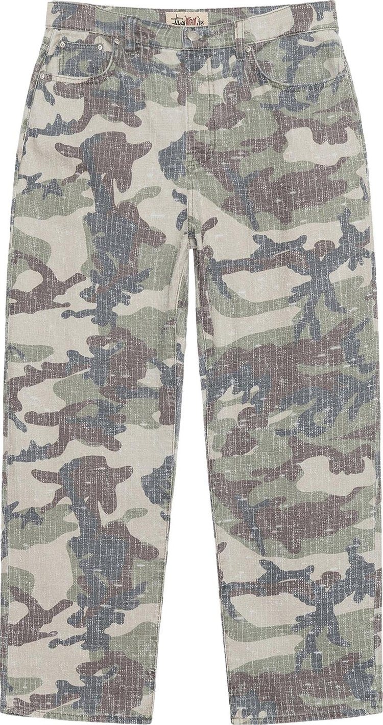 Stussy Needlepunch Big Ol Jean Woodland Camo