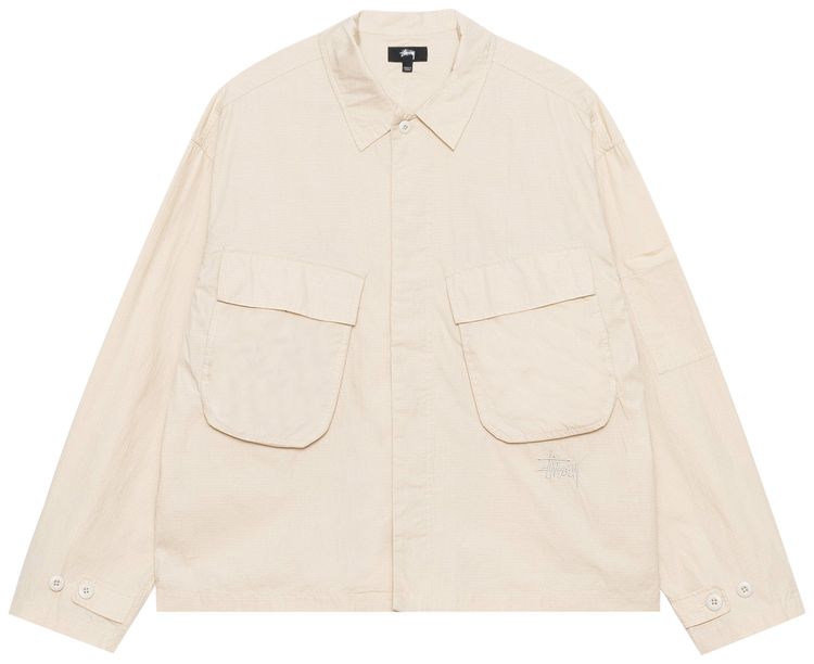 Stussy Military Overshirt Bone