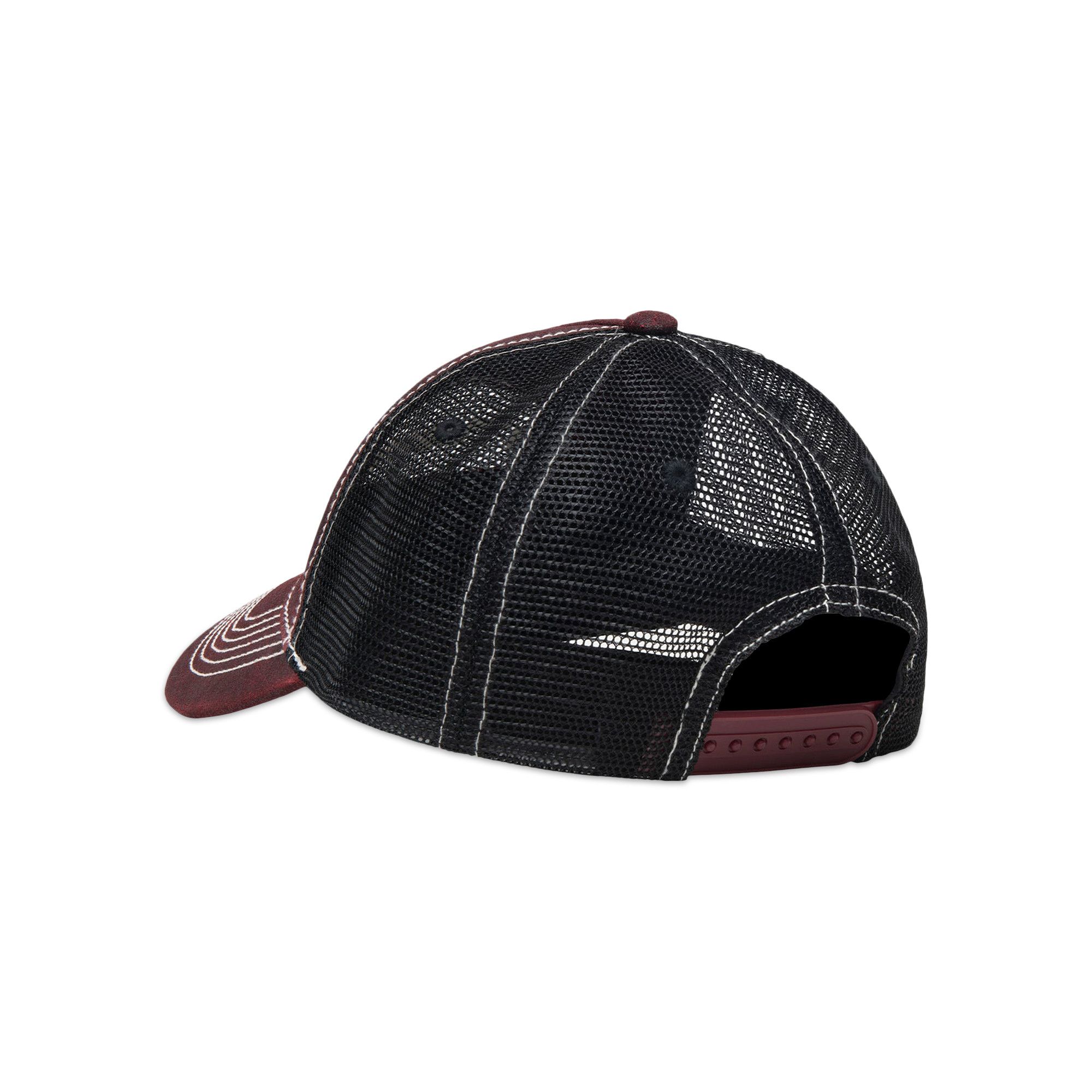 Buy Stussy Low Pro Trucker Cut-Out Leather Snapback 'Wine