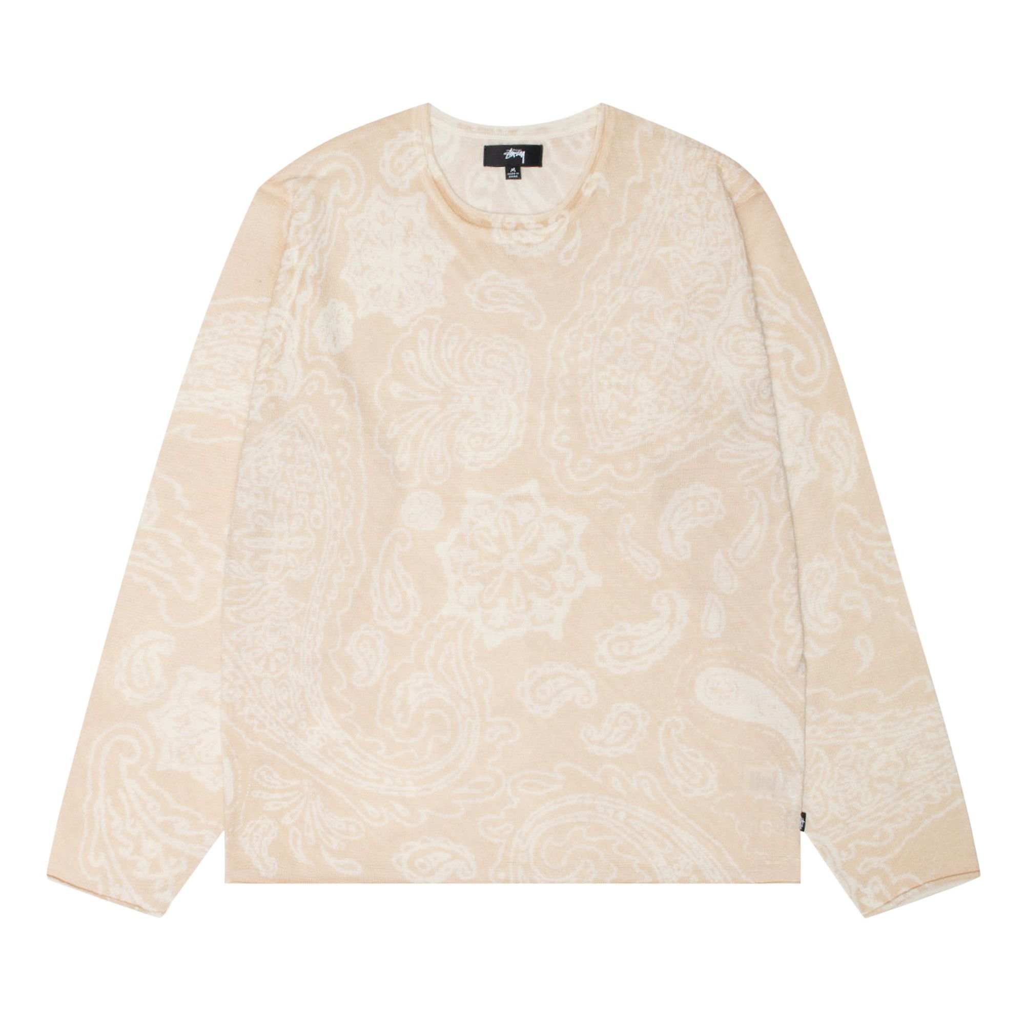 Buy Stussy Paisley Sweater 'Natural' - 117213 NATU | GOAT Buy Stussy Paisley Sweater 'Natural' - 117213 NATU | GOAT