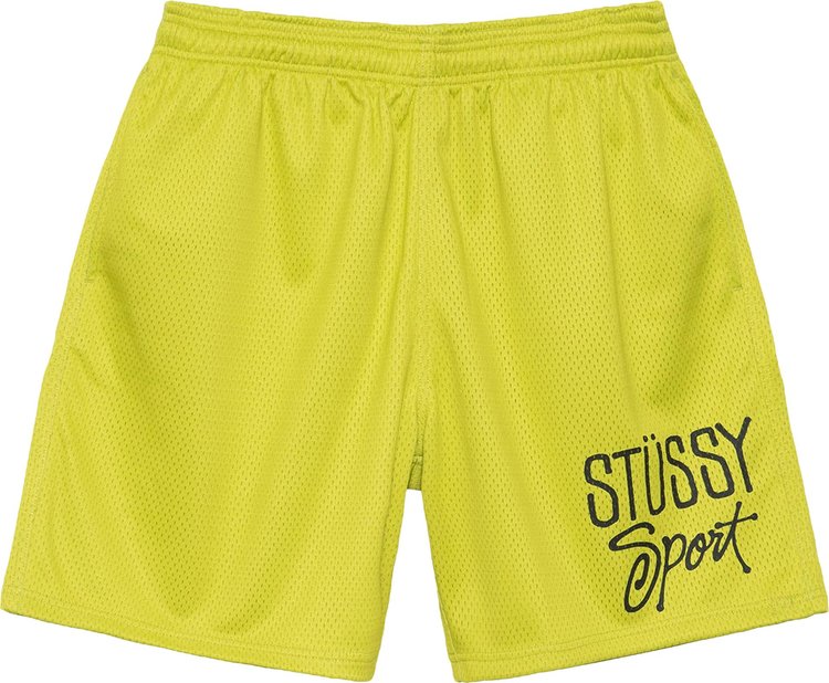 Stussy Mesh Short Sport 'Lime'