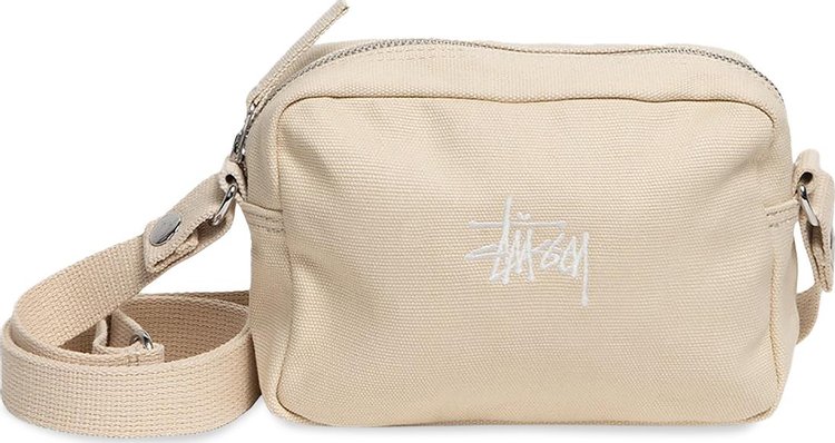 Stussy Ripstop Overlay Side Pouch Natural