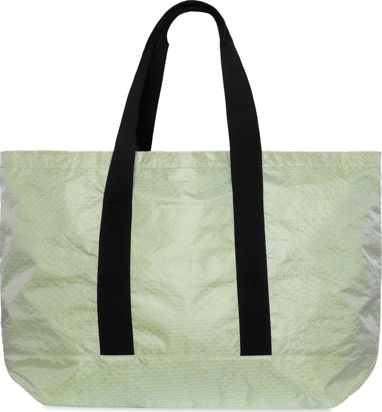 Stussy Ripstop Overlay Extra Large Tote Bag Lime