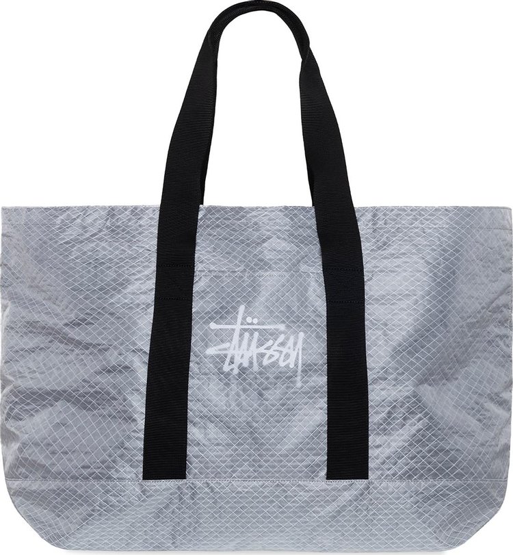 Stussy Ripstop Overlay Extra Large Tote Bag Black