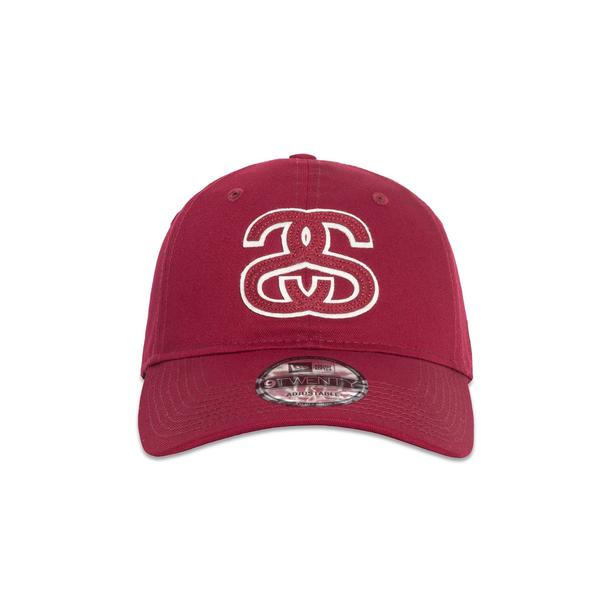 Buy Stussy New Era 9Twenty SS Appliqué Hat 'Burgundy' - 1311128 BURG | GOAT
