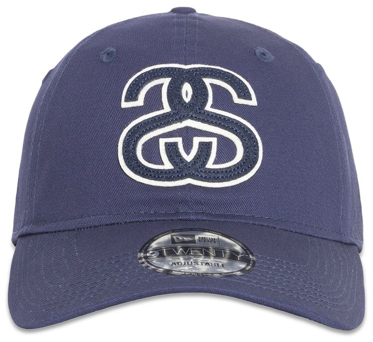 Stussy New Era 9Twenty SS Applique Hat Navy
