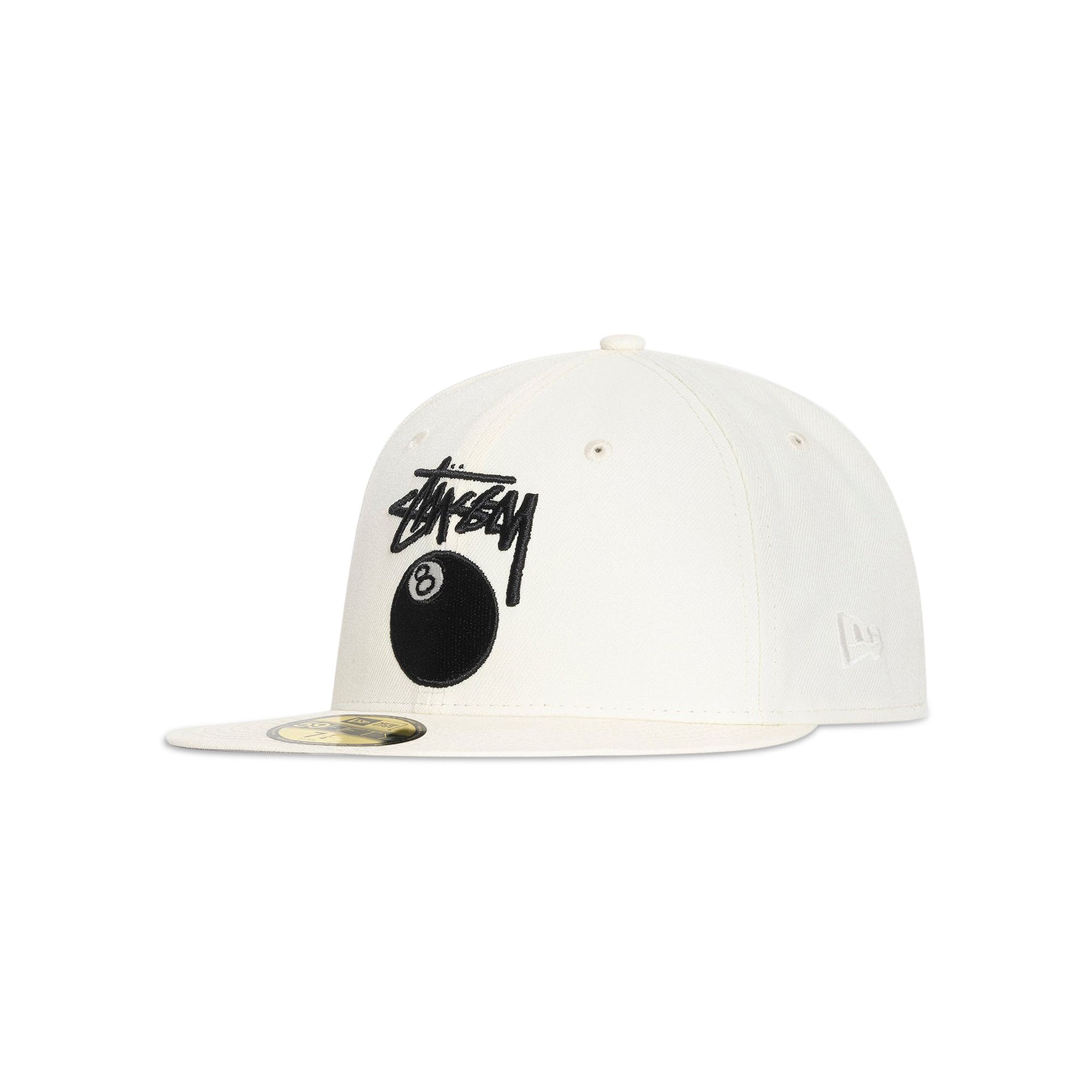 Buy Stussy New Era 59Fifty 8 Ball Stock 'Bone' - 1311129 BONE | GOAT