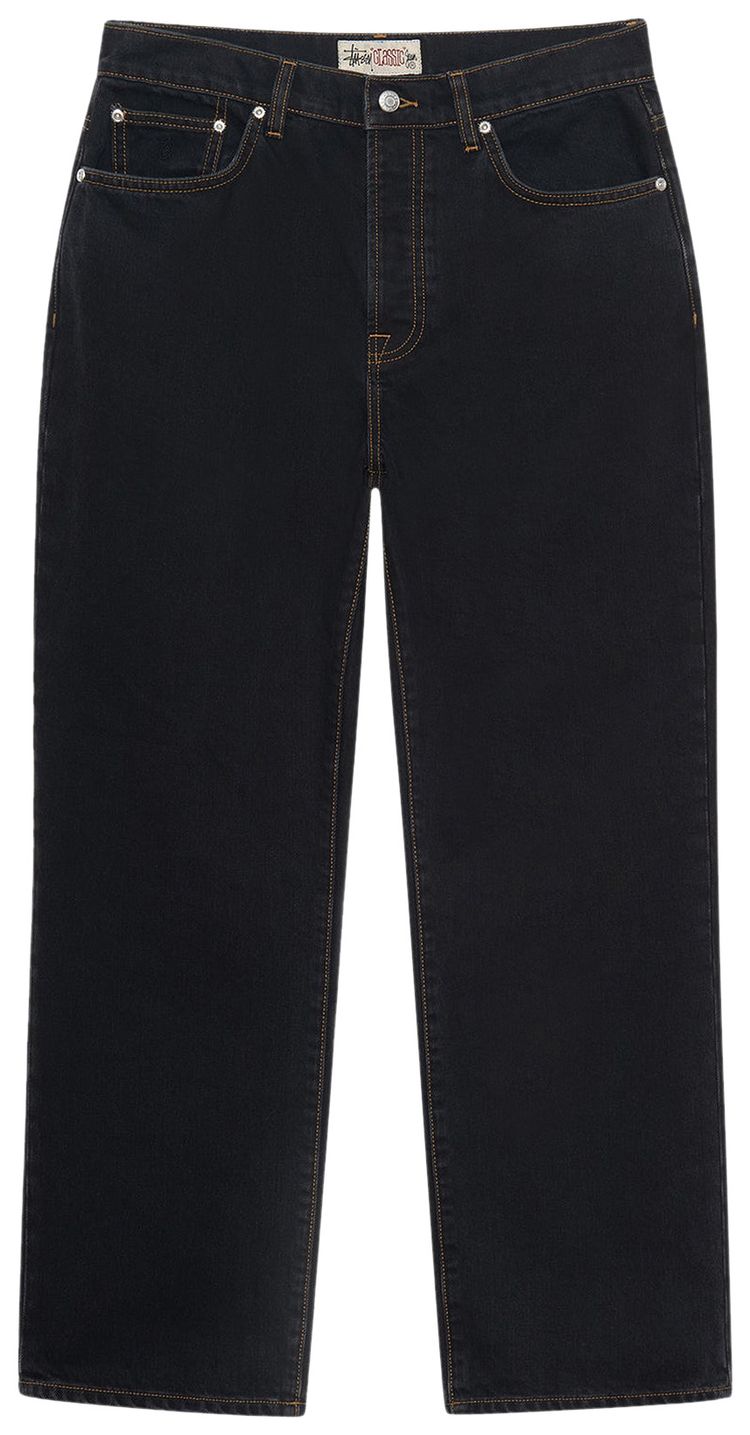 Stussy Classic Jean Denim Washed Black
