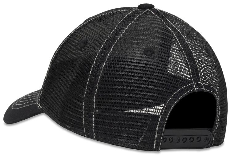 Stussy Low Pro Trucker 8 Ball Snapback Black