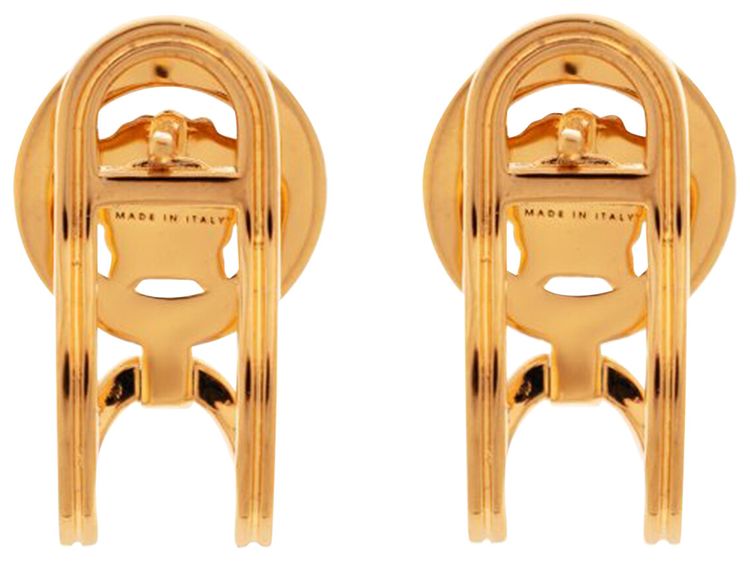 Versace Metal Earrings Versace Gold