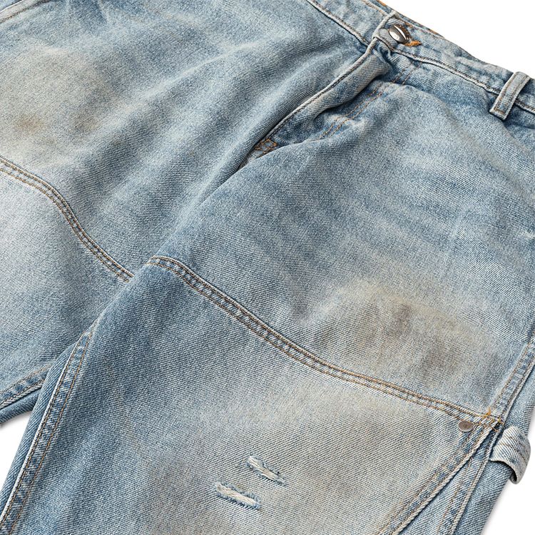 Rhude Reza Denim Double Knee Pant Indigo