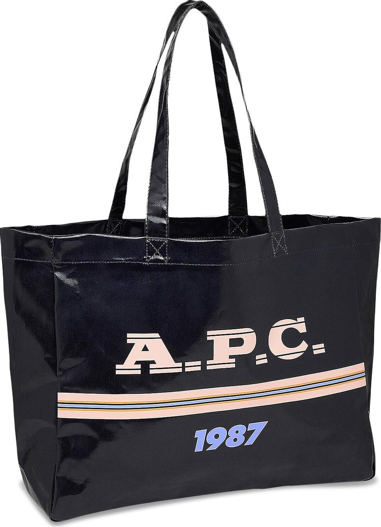A.P.C. Diane Shopping Bag 'Blue/Black'