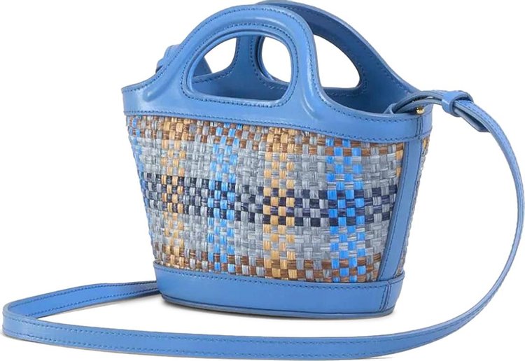 Marni Topicalia Micro Handbag BlueBrownOpal