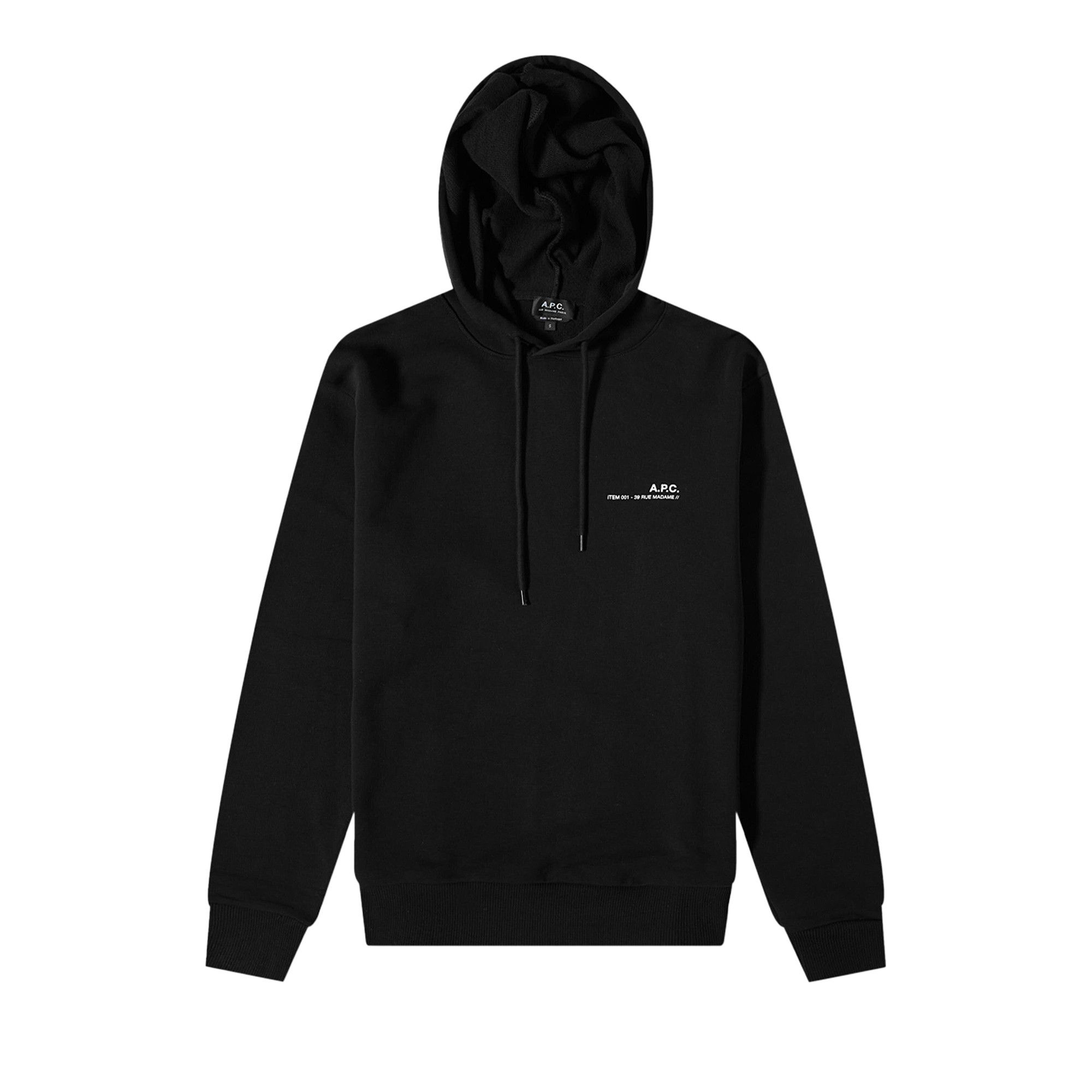Apc hoodie black hot sale