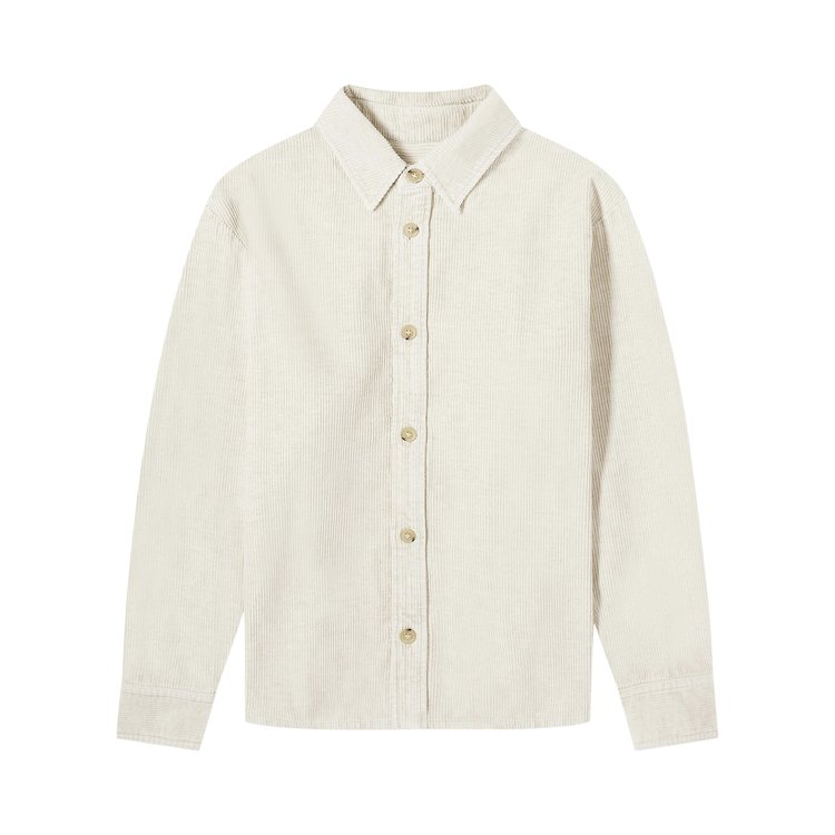 APC Bobby Logo Overshirt Ecru