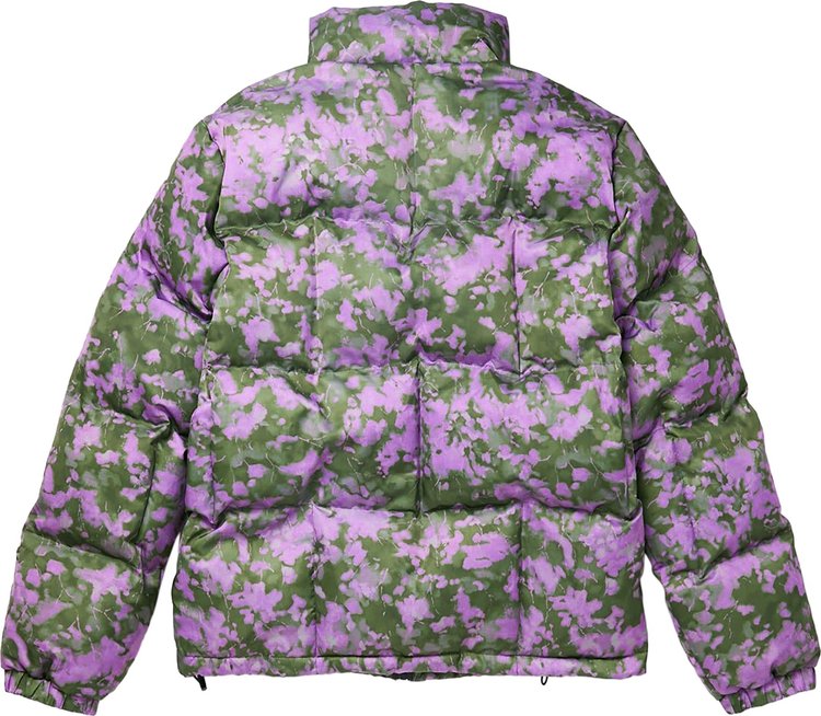 Bricks  Wood Camo Puffer PurpleGreen