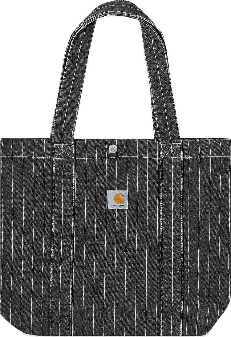 Carhartt WIP Orlean Tote Bag 'Orlean Stripe/Black/White'