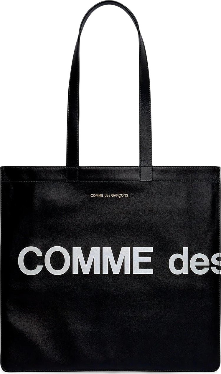 Comme des Garcons PLAY Huge Logo Tote Bag Black