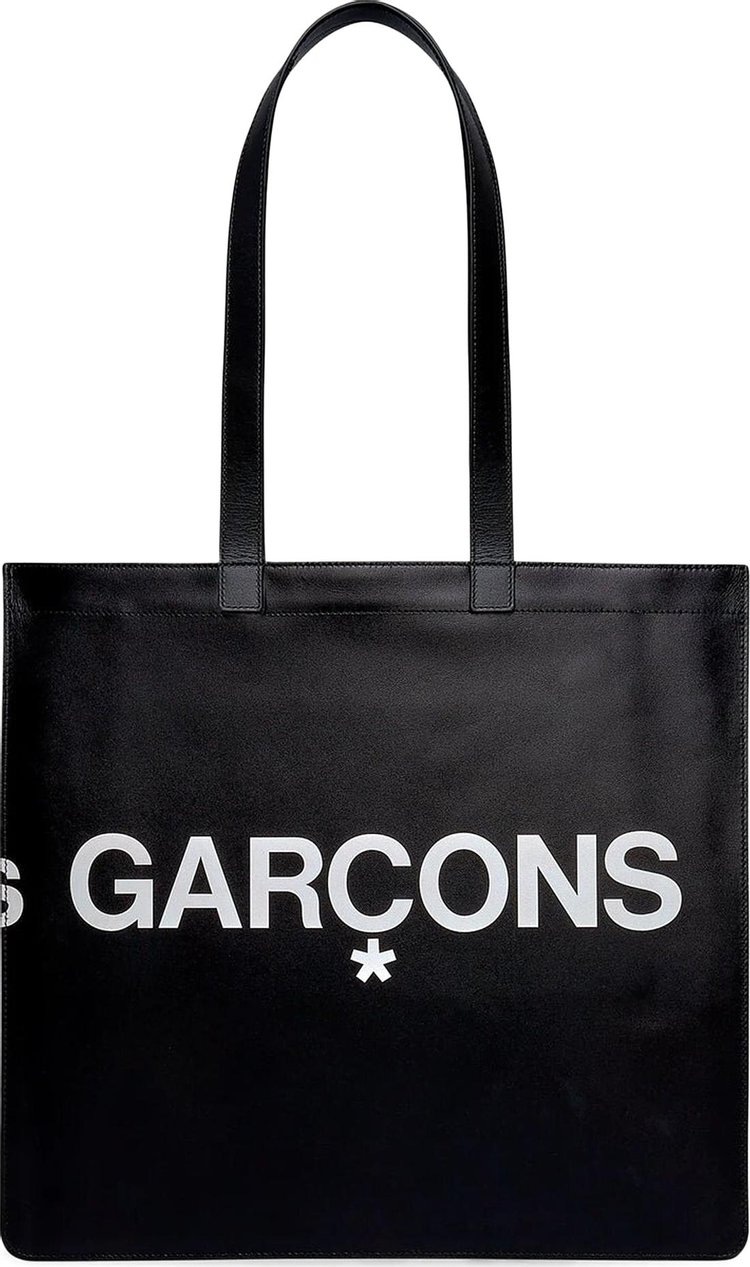 Comme des Garcons PLAY Huge Logo Tote Bag Black