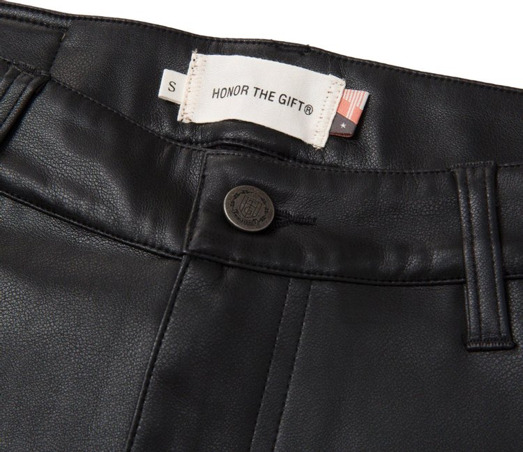 Honor The Gift Vegan Leather Short Black