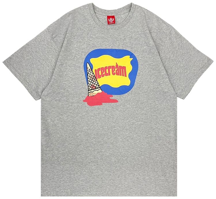 Icecream Cone Classic Short Sleeve Tee Heather Grey