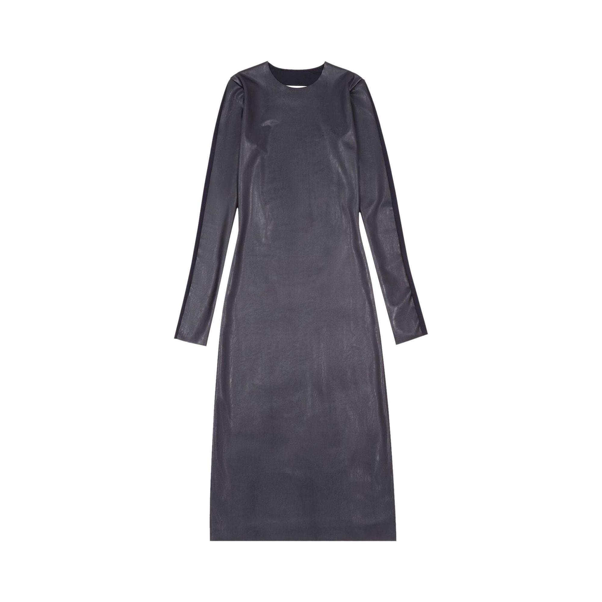 ★MM6 Maison Margiela★ Midi dress black S52DD0004STJ380961 MM6 Maison Margiela Asymmetric Midi Dress | Black | FARFETCH
