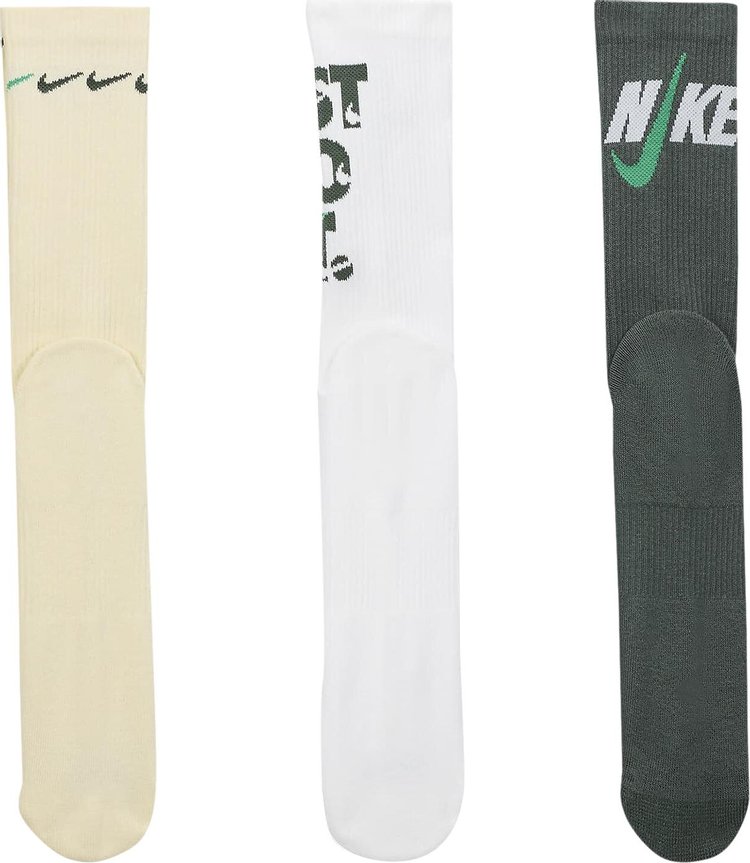 Nike Everyday Plus Cushioned Crew Socks 3 Pack Multicolor