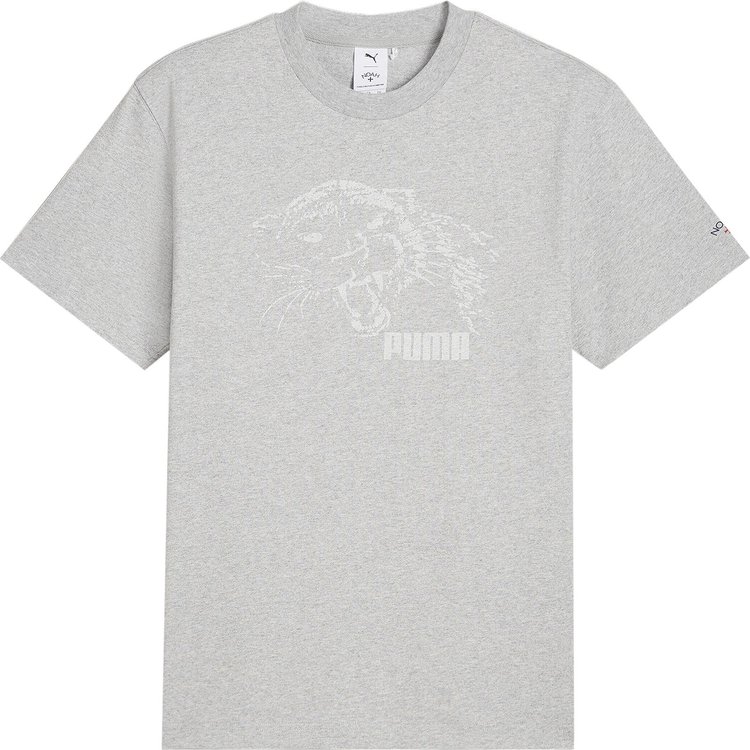 Puma x Noah Short Graphic Tee 'Grey'