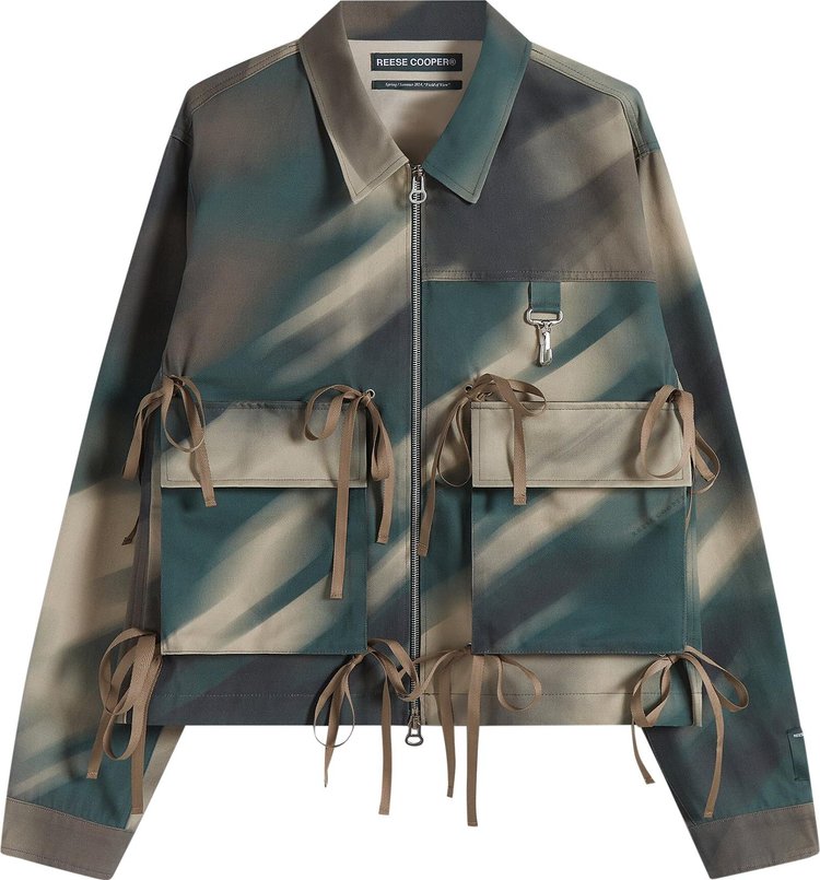 Reese Cooper Blur Camo Modular Pocket Work Jacket 'Blurred Camo'