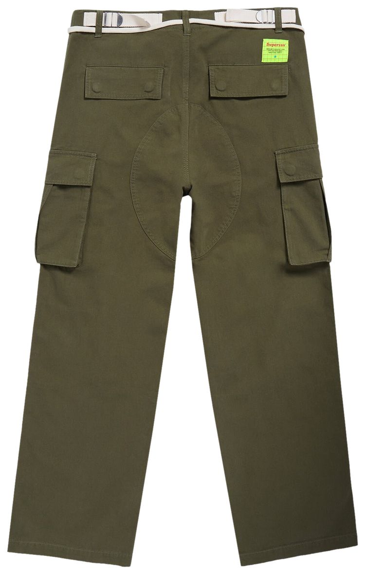 Supervsn Canvas Cargo Pant Green