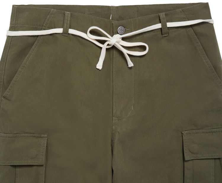 Supervsn Canvas Cargo Pant Green
