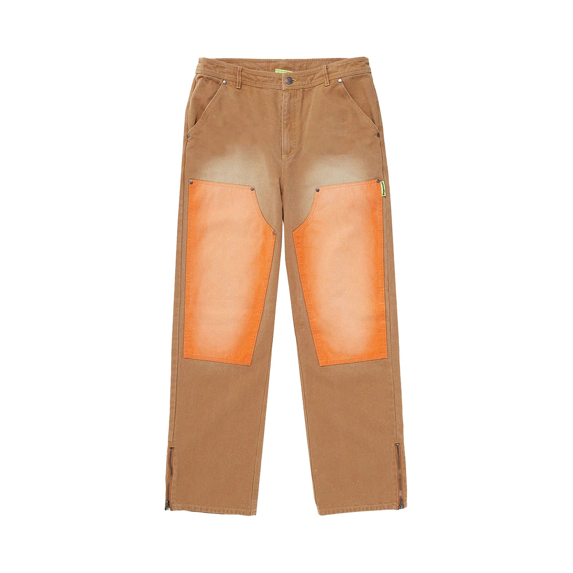 Buy Supervsn Double Knee Work Pant 'Khaki' - 35 HO23246 KHAK | GOAT