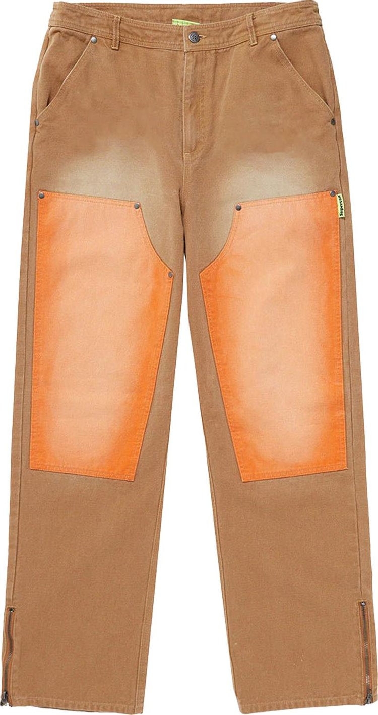 Supervsn Double Knee Work Pant 'Khaki'