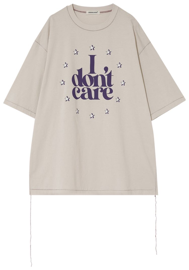 Undercover I Dont Care Tee Light Beige
