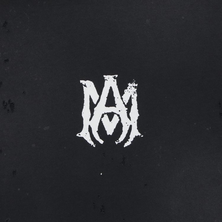 Amiri Washed Shotgun Tee Black