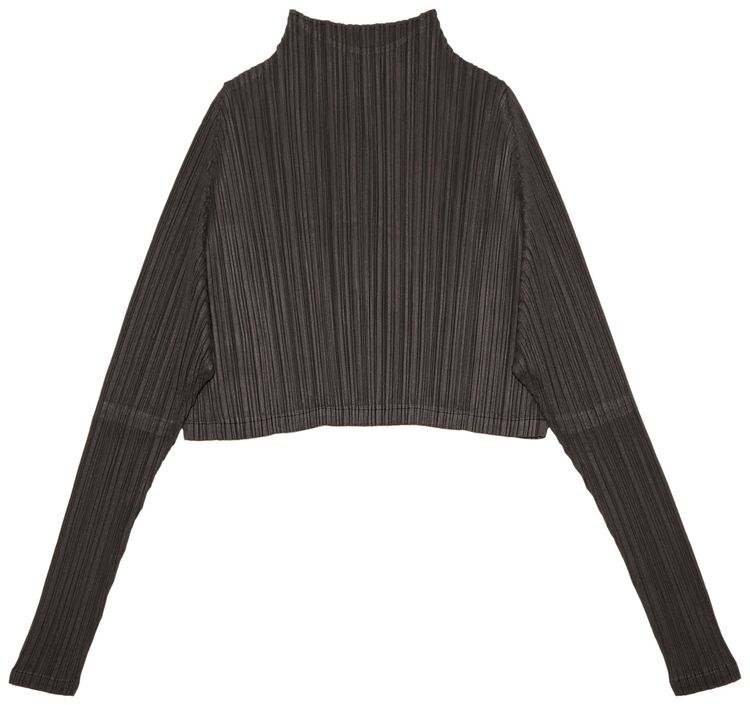 Pleats Please Issey Miyake MC January Shirt Olive Grey