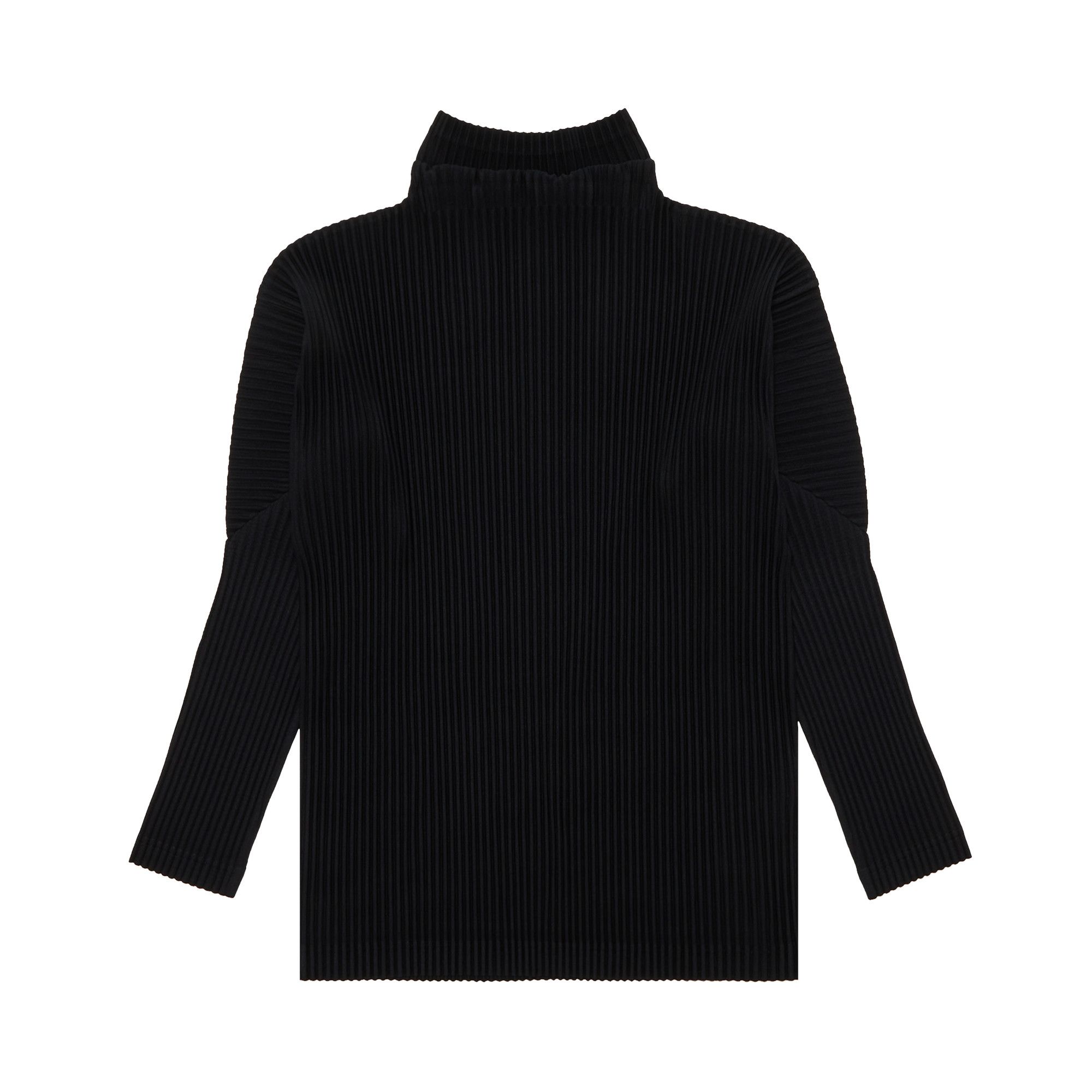 Buy Homme Plissé Issey Miyake Basics T-Shirt 'Black
