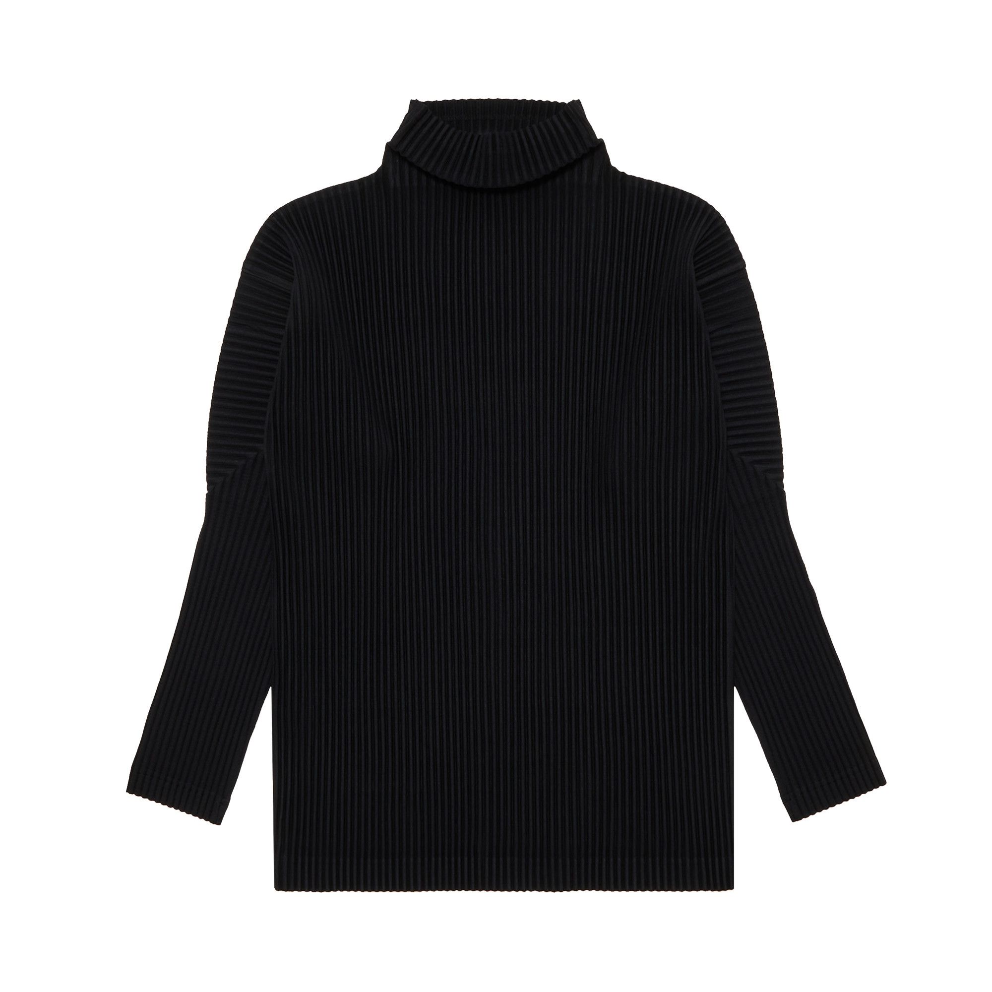 珍しい  Buy Homme 'Black T-Shirt Basics Miyake Issey Plissé トップス
