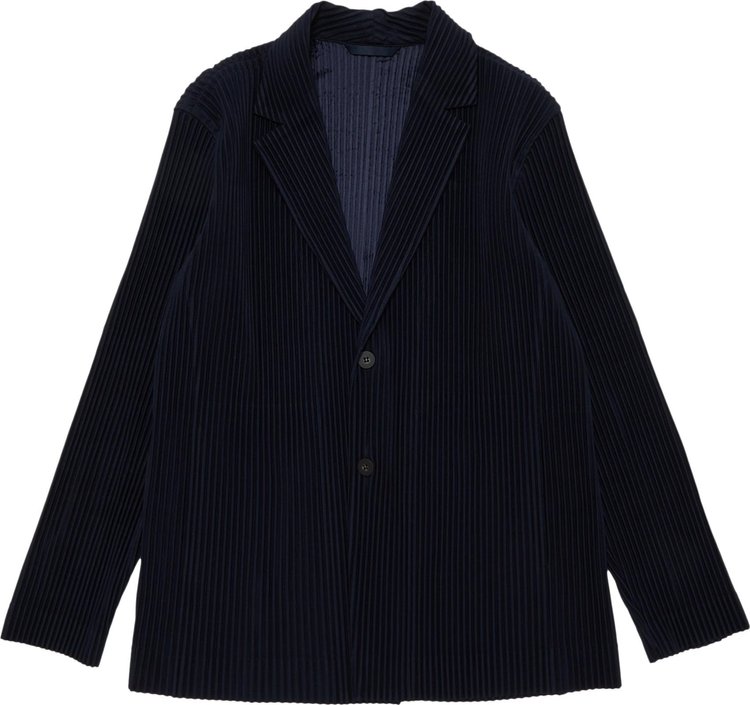 Homme Plisse Issey Miyake Basics Jacket Navy