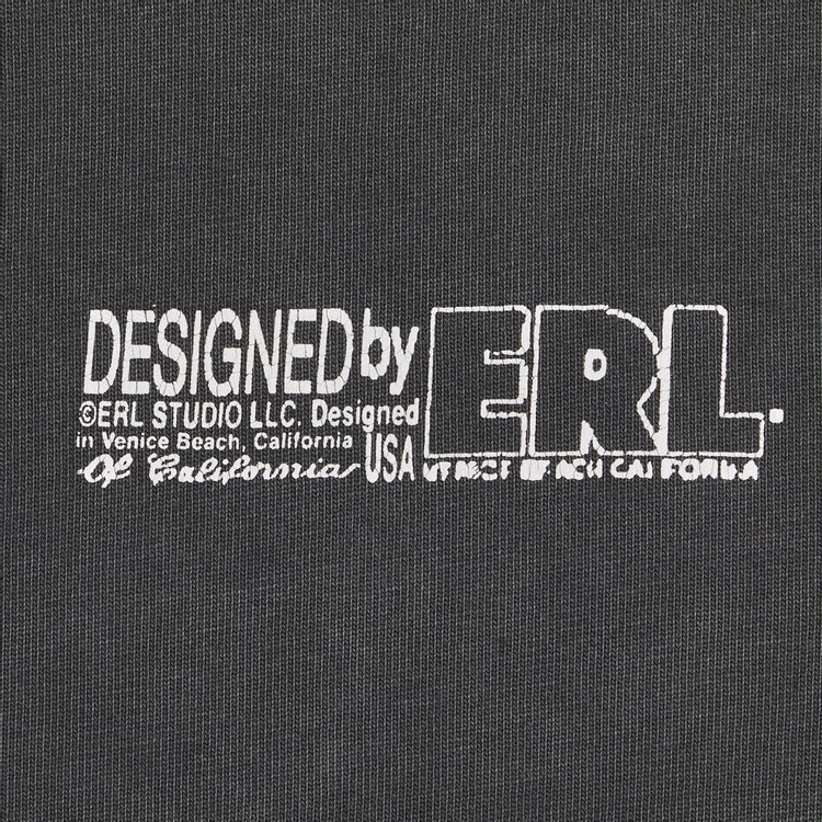 ERL Make Believe Long Sleeve T Shirt Black