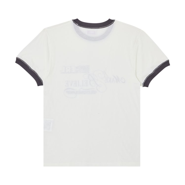 ERL Make Believe T Shirt White