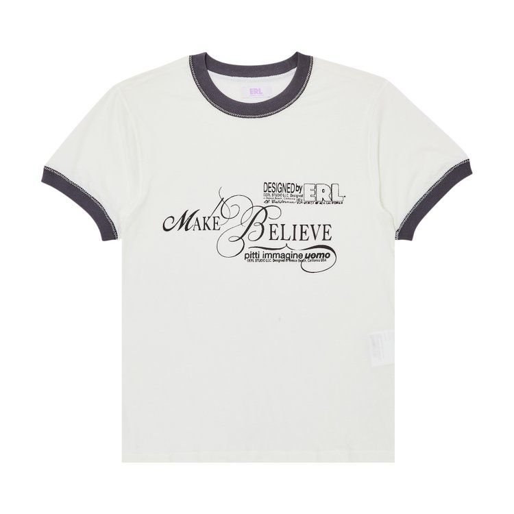 ERL Make Believe T-Shirt 'White'