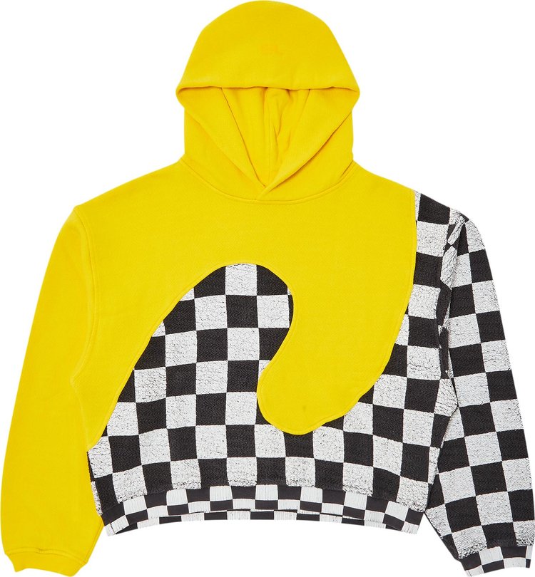 ERL Swirl Hoodie 'Yellow Checker'