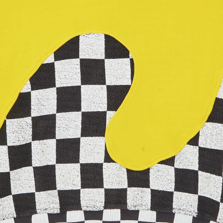 ERL Swirl Hoodie Yellow Checker