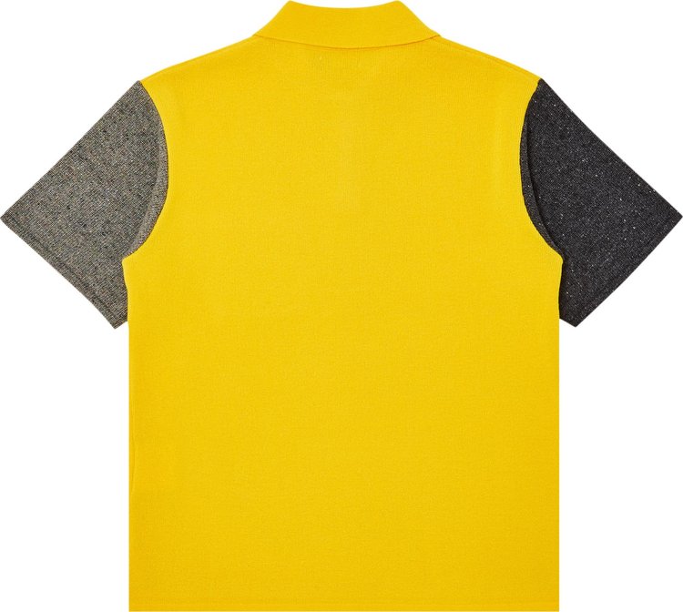 ERL Bicolor Polo Shirt Yellow