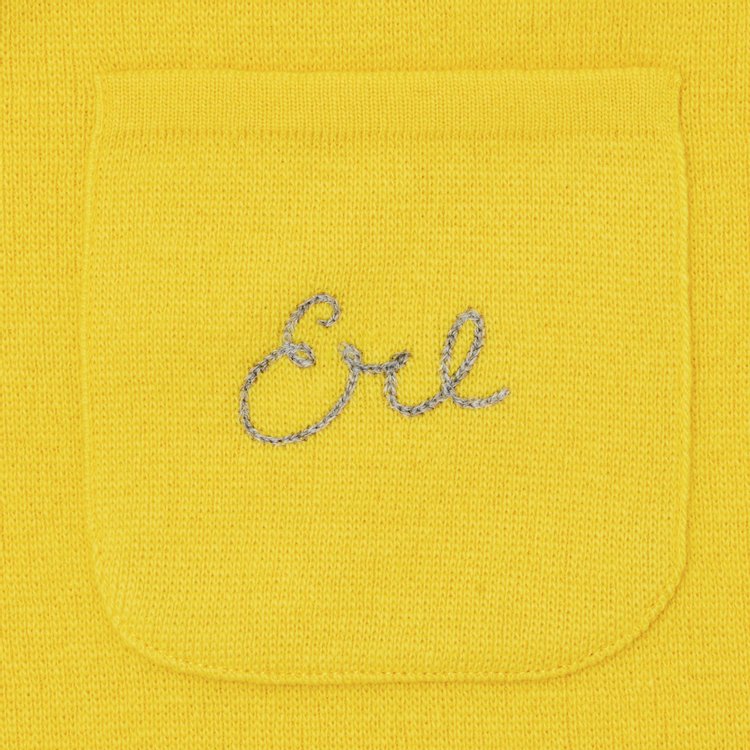 ERL Bicolor Polo Shirt Yellow