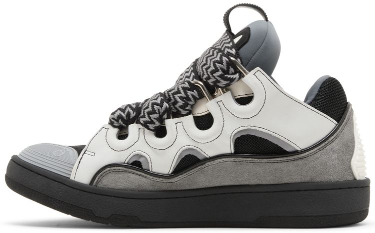 Lanvin Curb Sneakers White Anthracite