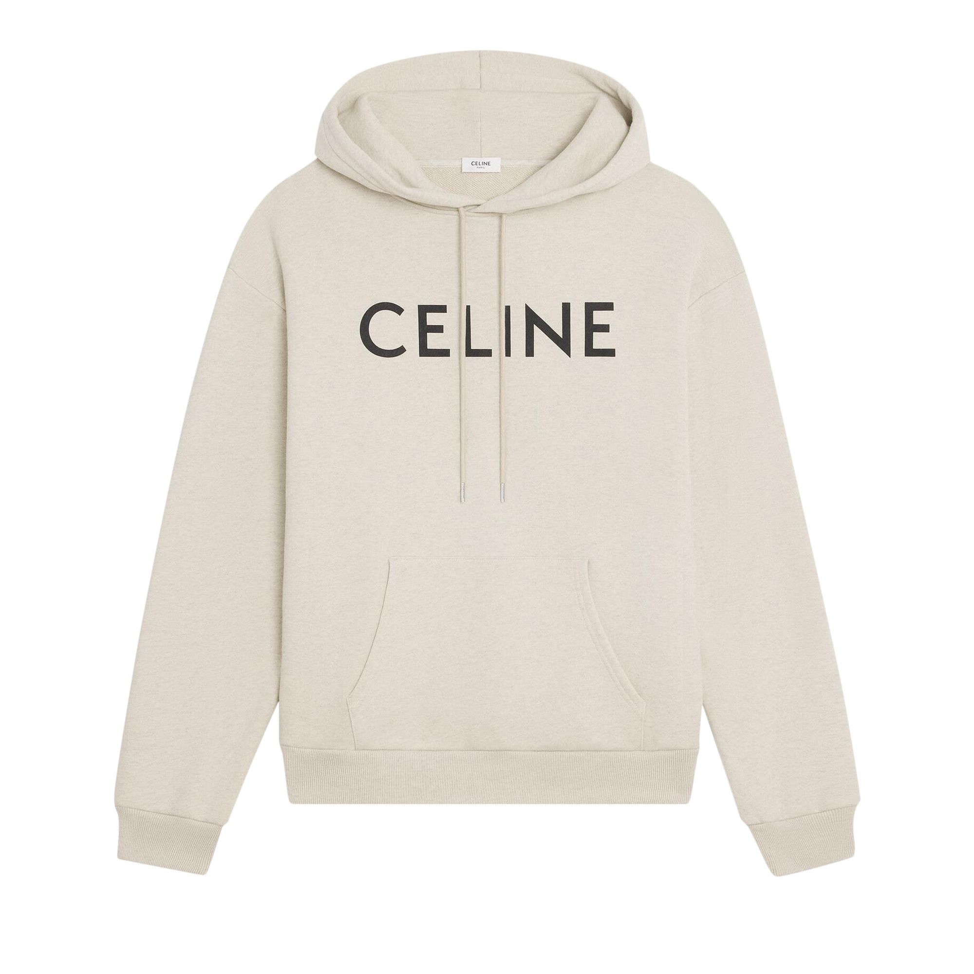 Buy CELINE Loose Hoodie 'Cream/Black' - 2Y321765N 01CB | GOAT