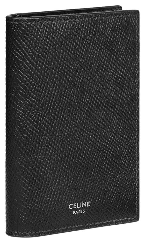 CELINE Vertical Card Holder Black