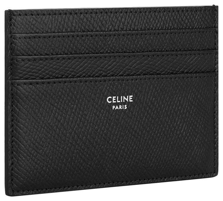 CELINE Large Card Holder Black